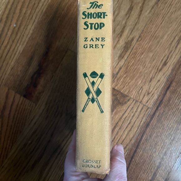 The Short-Stop ZANE GREY Hardcover Vtg GROSSET & DUNLAP 1937 Printing Baseball - Picture 2 of 11